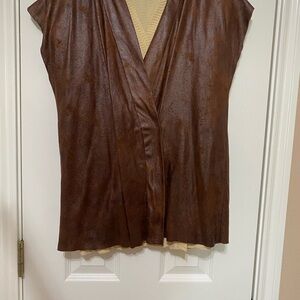 Kids Star Wars Luke Brown Faux Leather Costume Vest, Shirt, Pants